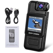 4K HD Police Body Camera Audio Video Cam Recorder Night Vision DVR Camcorder UK