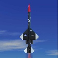 Mad Cow Rocketry 1.6" Mini Bomarc Model Rocket Kit 24mm Motor w/ Decals