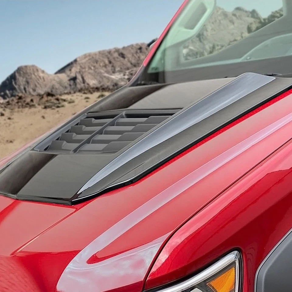 For Chevy Colorado 2016-2022 Air Design Satin Black Hood Scoop - Изображение 4 из 4