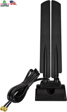 WiFi 6E Tri-Band Antenna 6GHz 5GHz 2.4GHz RP-SMA Magnet Mount