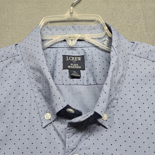 j.crew slim untucked mens button up shirt size xl - Picture 3 of 9