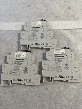 Lot of 3 KLEMSAN KPR-SCE-24VAC-DC-1C Interface Relay