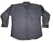 Chaps Ralph Lauren Men’s Button Down Collared Shirt Blue Vintage Sz.L