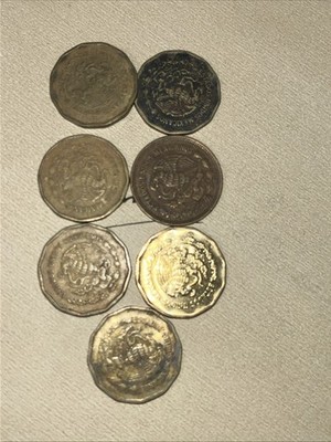 7- Mexico 20 Centavos, Olmec Culture Stone Head 2008 01 83 98 93 07 1999