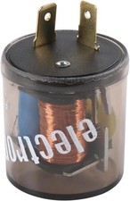 2 Pin Electronic Flasher Relay 12V Turn Signal Light Blinker Relay 2 Prong Flash