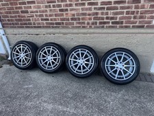 Mercedes C43 Amg Wheels And Tire Set Pirelli 24545r18 Excellent Condition