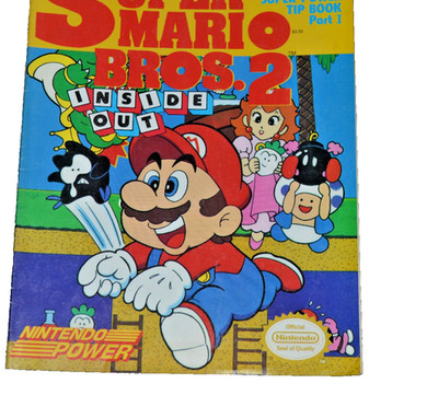 1989 Super Mario Bros 2 Inside Out Bonus Tip Book Part 1  Magazine Players Guide