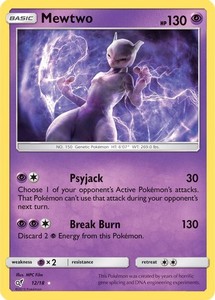 Mewtwo - Detective Pikachu - 12/18 - Pokemon TCG - LP - Holo