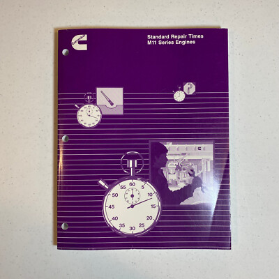 Cummins Shop Manual M11 Standard Repair Times Shop Labor Time Guide 3666083