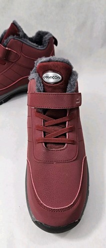 Fauean Men Boots Winter High Top Plush Insoles Non Slip Warm Size EU42 (US 9) - Picture 6 of 10