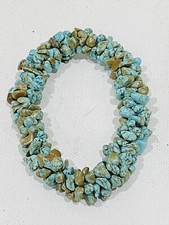 Turquoise Nugget Stretch Bracelet