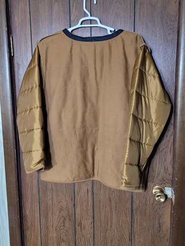 Vintage Woolrich Men Olive Wool Field Coat Heavy Remove Liner Jacket Size Medium - Picture 15 of 18