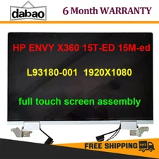 HP ENVY X360 15-ED 15T-ED 15M-ED FHD LCD Touch Screen led Assembly full Hinge Up