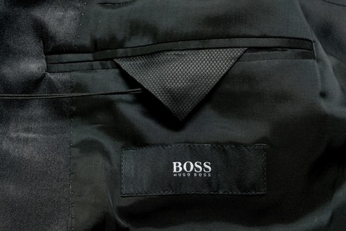 Hugo Boss "Hanford/Golden" Men's Gray Wool Tuxedo Two Button Suit - Picture 9 of 9