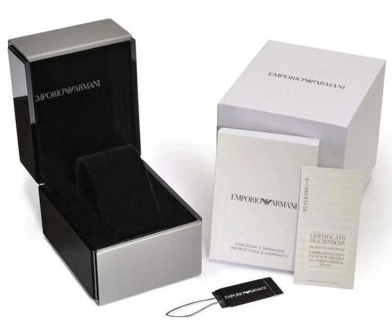 BRAND NEW EMPORIO ARMANI AR60002 MECCANICO TWO TONE MENS WATCH eBay