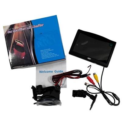 High Definition Car 5'' Rearview TFT-LCD Color Monitor w/Mounting System w/o Cam