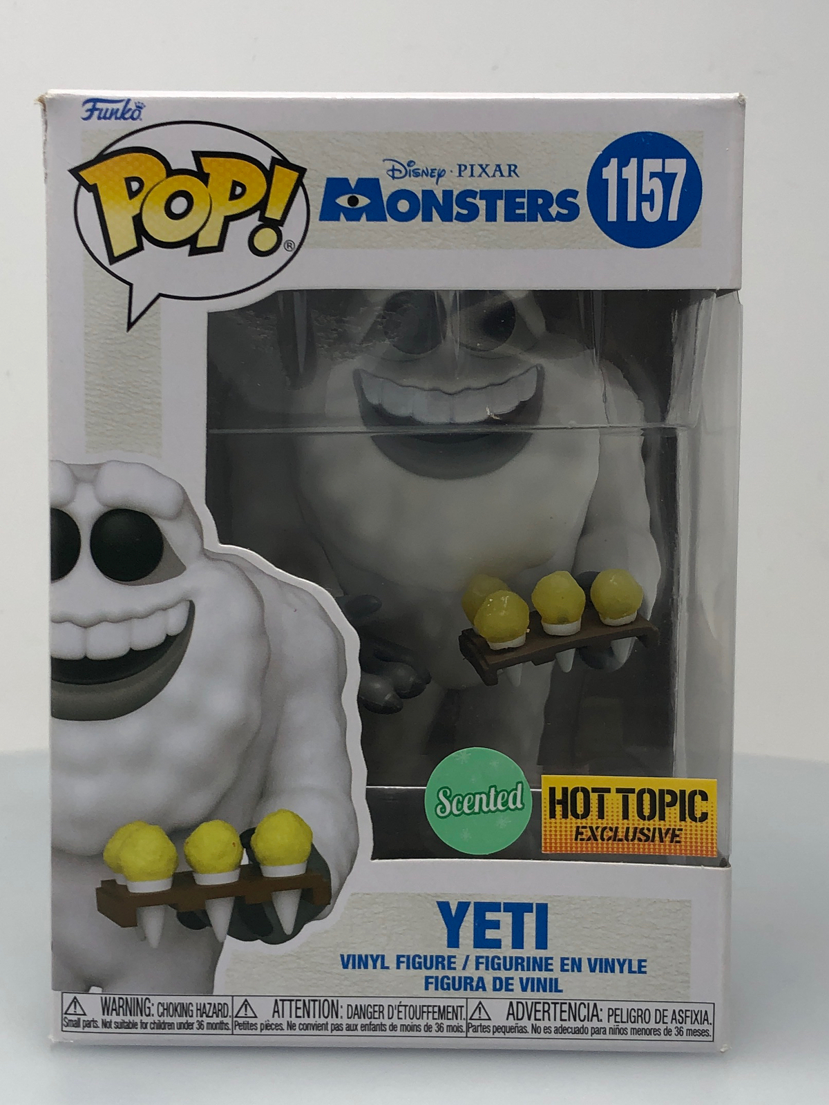 Yeti With Icecreams Scented #1157 Damaged Box See Pics