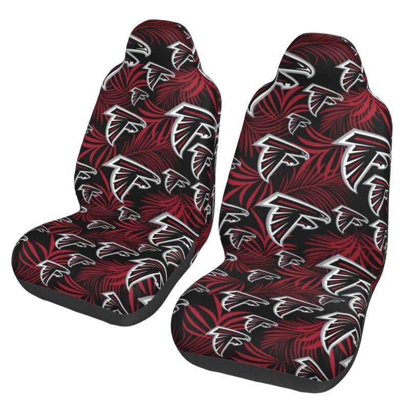 2pcs Atlanta Falcons Elastic Car Seat Covers Printed Seat Cover Universal