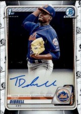 2020 Bowman Chrome Prospect Autographs Tony Dibrell
