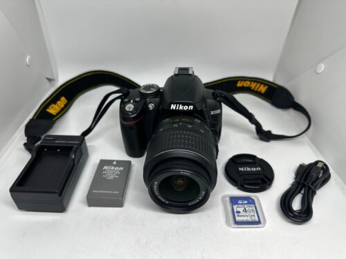 Nikon D3000 10.2MP Digital SLR Camera w/ AF-S DX Nikkor 18-55mm G VR Lens