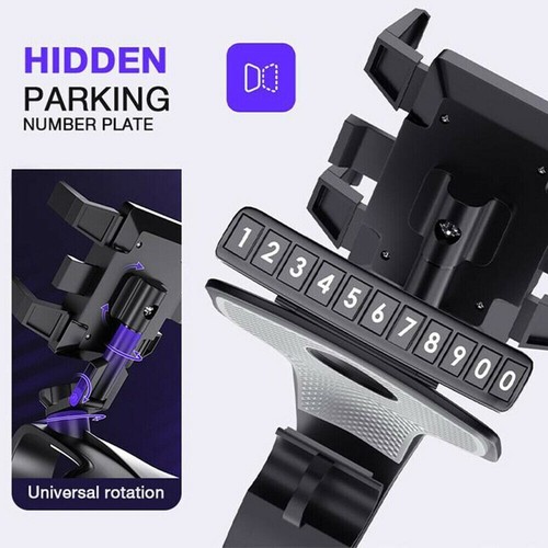 360°-Clamp Dashboard Mobile In-Car Phone Holder Mount Stand Cradle GPS Universal - Picture 9 of 11