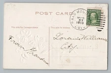 Bald Mountain Colorado Gilpin 1910 Duplex Cancel Postmark Postcard DPO 1869-1921