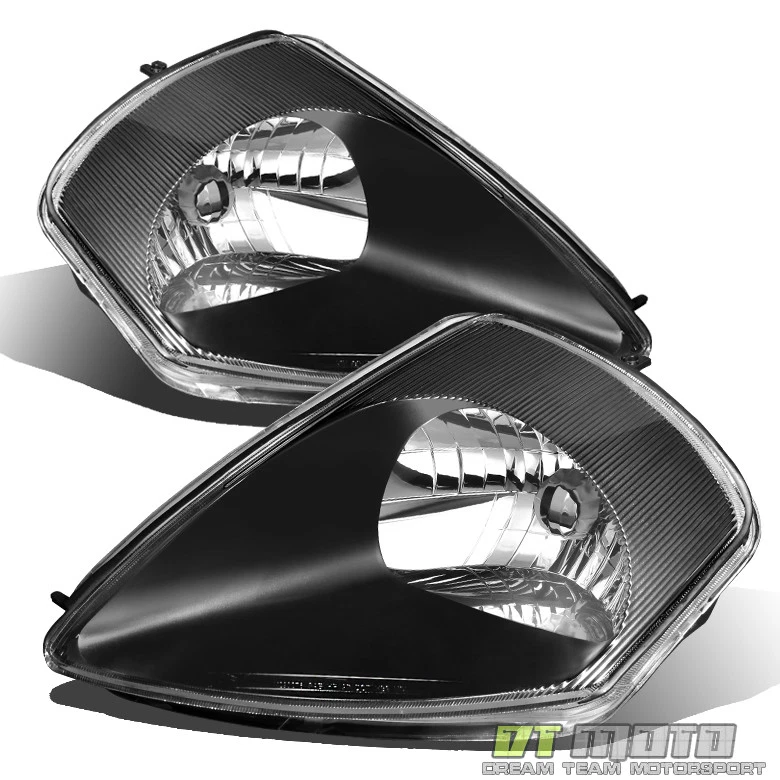 Blk 2000-2005 Mitsubishi Eclipse Replacement Headlights Headlamps Set Left+Right - Изображение 4 из 4