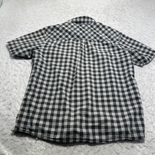 Smartwool Everyday Exploration Gingham Plaid Short Sleeve Shirt Mens Size Medium - Picture 11 of 13