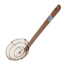 12" (30cm) Wire & Brass Wok Skimmer