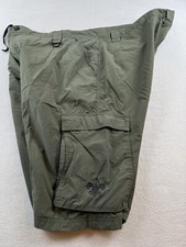 Boy Scouts Of America Shorts Adult 2XL Green Nylon Cargo Centennial Uniform
