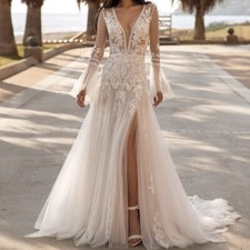 New Pronovias Barcelona Tyson Boho Wedding Dress