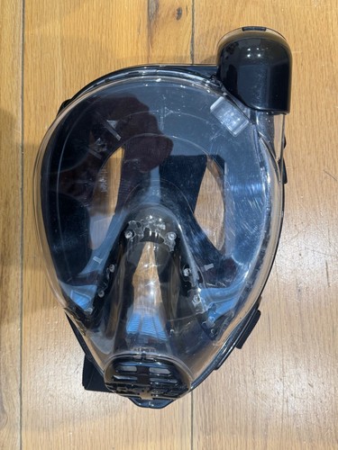 Cressy Duke full face snorkeling mask black S/M size - Picture 2 of 6