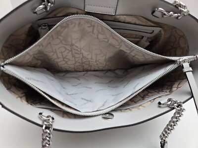 トートバッグ   Women's CKJ Minimal Monogram Slim Tote Bag 4K30 Calvin-Klein-Handtasche-