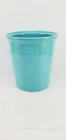 FIESTA large CANISTER utensil CROCK body ONLY turquoise blue NEW no lid