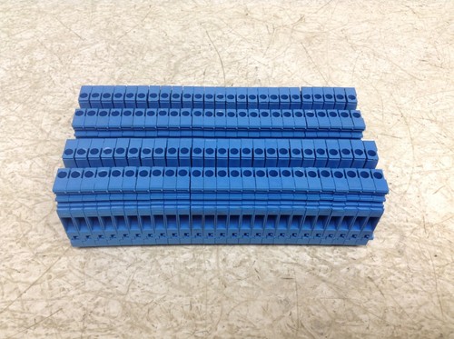 Entrelec ABB M 4/6 Blue Wire Terminal Block M4/6 Lot of 50