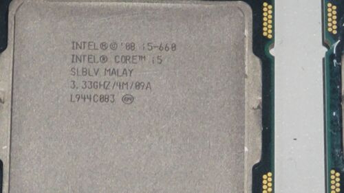 3 x Intel Core i5-660 @ 3.33GHz SLBLV Dual-Core Socket LGA1156 CPU Processors - Picture 2 of 2