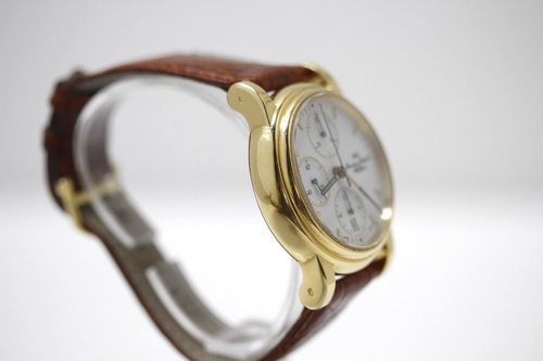 Vintage IWC Amalfi Chronograph 3703 Automatik ETA 7750 18k Gold 1990 Herrenuhr - Picture 4 of 10