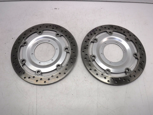 02-08 HONDA VTX1800C FRONT LEFT RIGHT BRAKE ROTORS DISCS