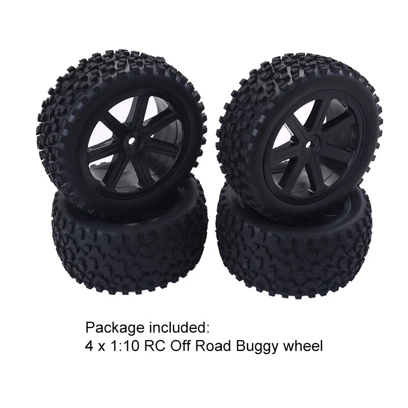 Vorne Hinten Reifen Räder 12mm Inbus Für Redcat Traxxas 1/10 Off Road Buggy Auto - Bild 2 von 4