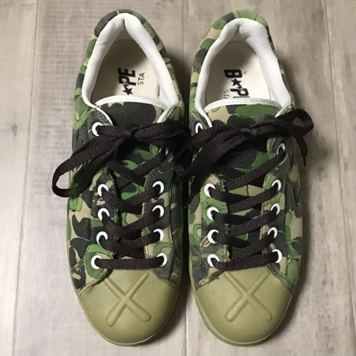 BAPE × KAWS ULTRA SKULL STA sneakers Bendy ABC camo NIGO A