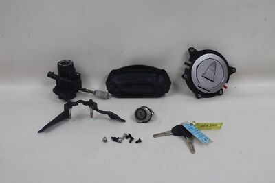 Ducati Monster 1100 EVO Gauge Cluster Speedo Dash & Ignition Set Key Lock Cap