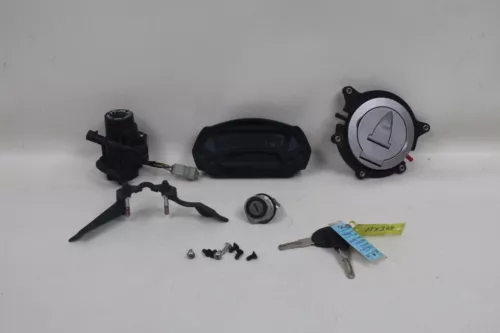 Ducati Monster 1100 EVO Gauge Cluster Speedo Dash & Ignition Set Key Lock Cap