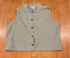 Vintage Blair Vest XL Made In USA Sage