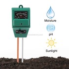 Garden Plant Flower 3 in 1 PH Tester Soil Water Moisture Light Test sensor Meter