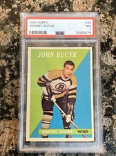 1958 Topps John Bucyk #40 PSA 7