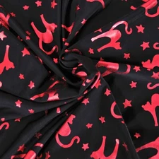 Halloween Shiny Red CAT SPANDEX Costume leotard 4 way stretch fabric Half YD 60"