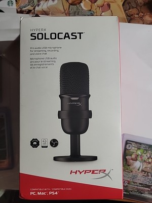 HyperX Solocast Gaming Microphone with USB Condenser For Pc/Playstation/Mac