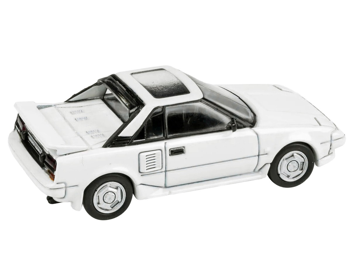 1985 TOYOTA MR2 MK1 SUPER WHITE 1/64 DIECAST MODEL CAR PARAGON PA