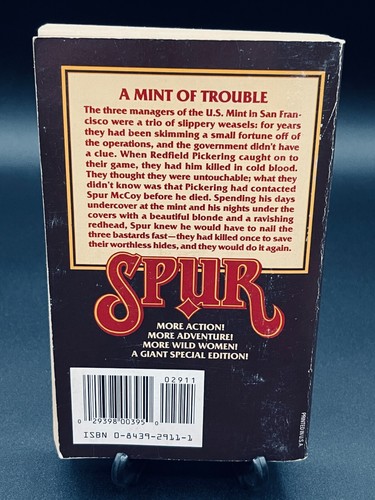 SPUR Lot of 5 Western Paperback Books by Dirk Fletcher 1984-85 - Picture 3 of 13