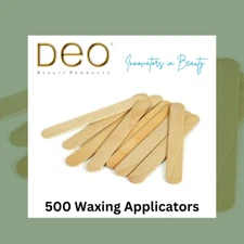 Spatulas Wooden Waxing Wax Sticks Applicator Medical Tongue Tattoo Large x 500